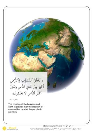 عقيدة الطفل لوحة وآية عربي مترجم انجليزي (3)
