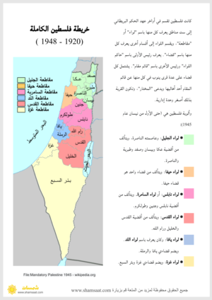 6 خريطة فلسطين الكاملة