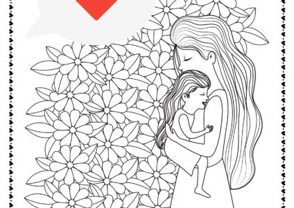Mother_s Day Coloring Worksheet1
