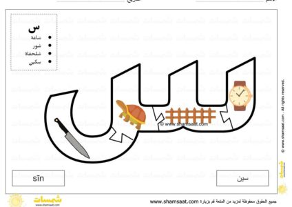 حرف السين لعبة بزل الحروف الابجدية العربية - صوت الحرف والحركات - صور الكلمات-13.