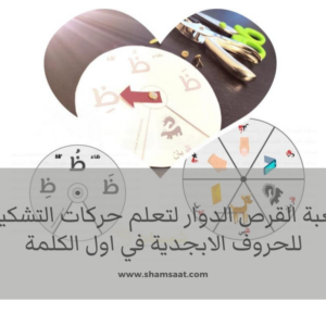 لعبة القرص الدوار لتعلم حركات التشكيل للحروف الابجدية في اول الكلمة لعبة القرص الدوار لتعلم حركات التشكيل للحروف الابجدية في اول الكلمة