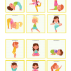 Kids Yoga – بطاقات تمارين اليوغا للاطفال